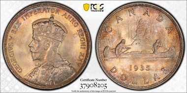 1935 S$1 MS66