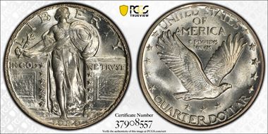1929-D 25C MS65FH