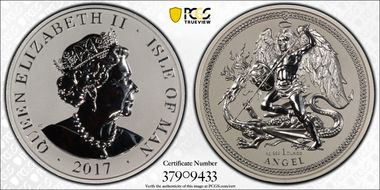 2017 Angel Silver Reverse Proof PR69