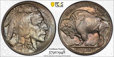 1913-S 5C Type 2 MS65