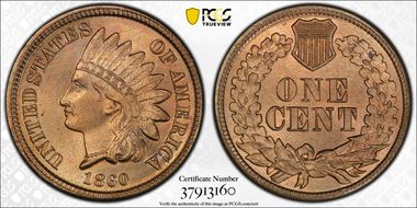 1860 1C MS66+