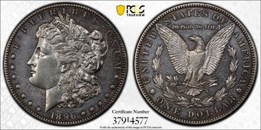 1896-S $1 AU53
