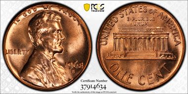 1968-S 1C MS66RD