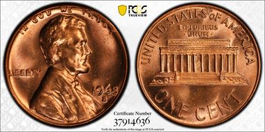 1968-S 1C MS66RD