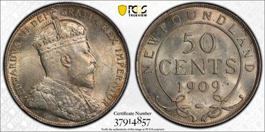 1909 50C MS64
