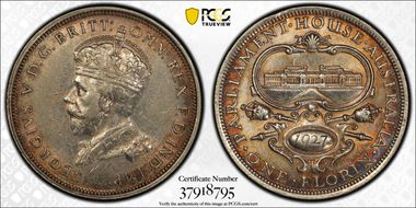 1927(m) Florin Canberra  KM-31 AU50