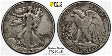 1939-D/D 50C RPM FS-501 VF20