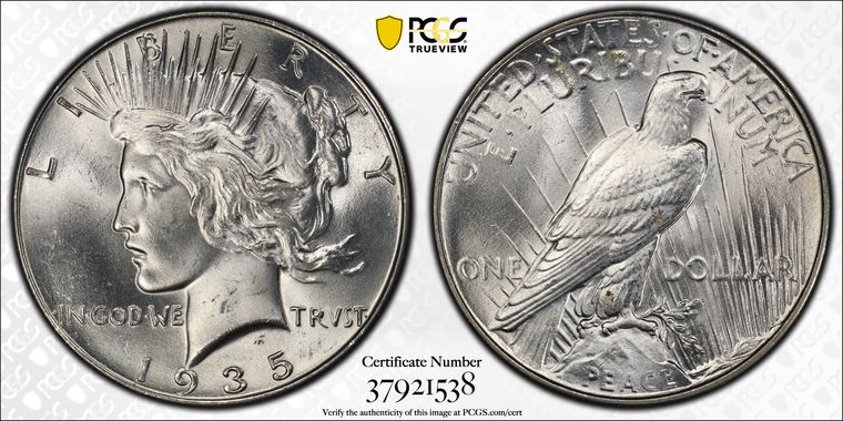 Cert 37921538 - Coin Image