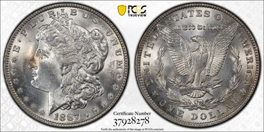 1887 $1 MS63