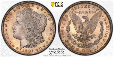 1891-S $1 MS64
