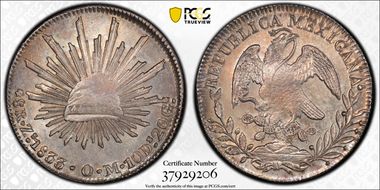 1833-Zs OM 8 R Zs13 MS63