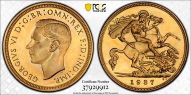 1937 1/2 Sov S-4077 PR66