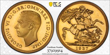 1937 £2 S-4075 PR65