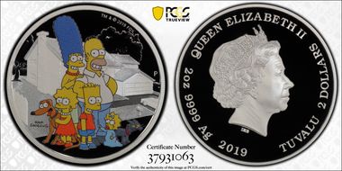 2019-P $2 The Simpson Family First Strike PR70DCAM