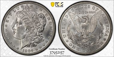 1904-O $1 MS62
