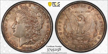 1882 $1 MS62