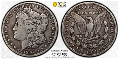 1896-O $1 F12