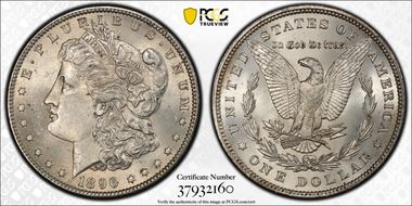 1896 $1 MS62