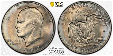 1972 $1 Type 3 MS65