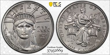 2006-W $10 Burnished St. of Liberty Michael Reagan SP70