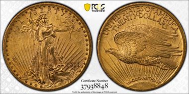 1911 $20 MS63