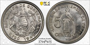 1943 5C MS67