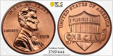 2018 1C Shield MS68RD