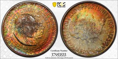 1953-D 50C Washington-Carver MS66