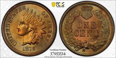 1879 1C MS65RD