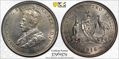 1916-M Florin KM-27  Ag N1