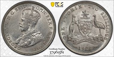 1922(m) Florin AU58