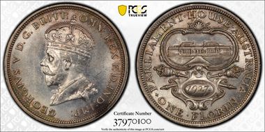 1927(m) Florin Canberra  KM-31 MS64