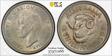 1939(m) Shil KM-39  Ag MS63