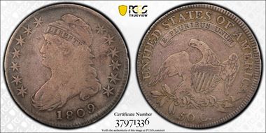 1809 50C Overton 110 XXX Edge VG10