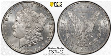 1878 7/8TF $1 Strong, VAM 40, 7/5 MS65