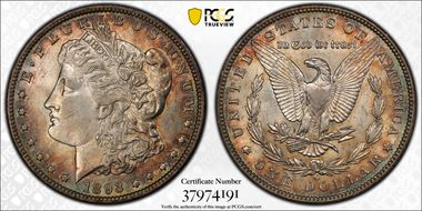 1893-O $1 AU58
