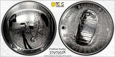 2019-P $1 Apollo 11 50th Anniversary PR70DCAM