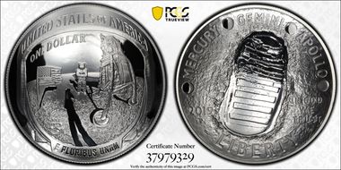 2019-P $1 Apollo 11 50th Anniversary PR70DCAM
