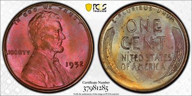 1952 1C MS65BN