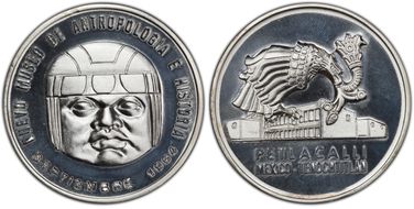 1964 Medal Grove-884a Ag Nuevo Museo de Antropología SP64