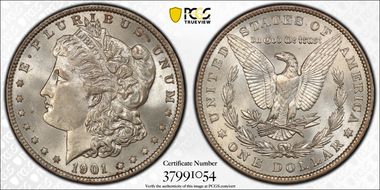 1901 $1 MS63