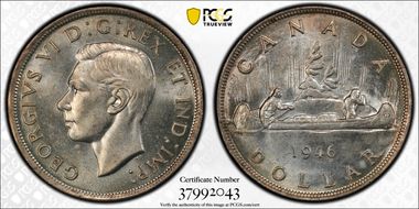 1946 S$1 FWL MS63