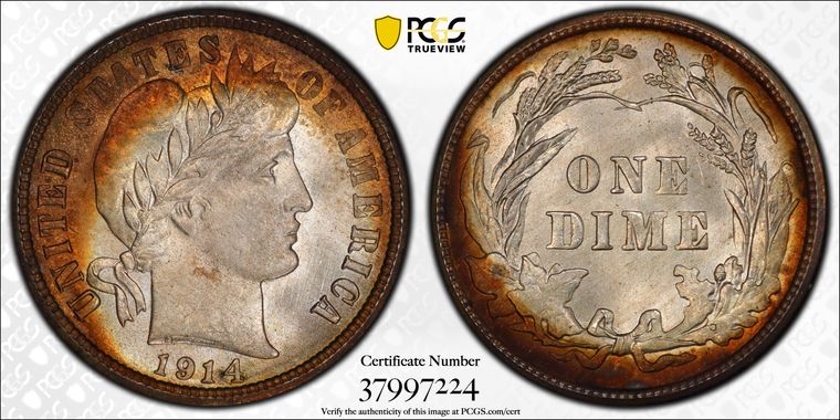 Cert 37997224 - Coin Image