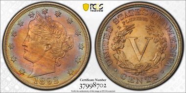 1892 5C MS66