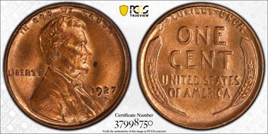 1927-D 1C MS64RD