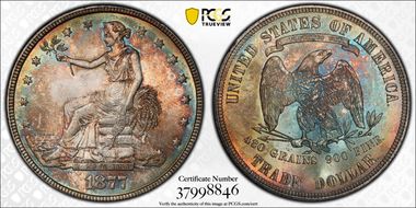 1877 T$1 MS66+