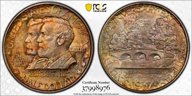 1937 50C Antietam MS67+