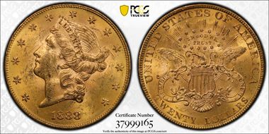 1888 $20 MS61