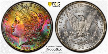 1881-S $1 MS66