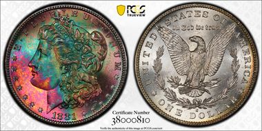 1881-S $1 MS66+ 
